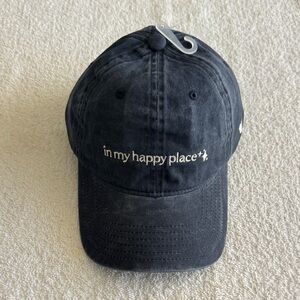 Disney Disneyland Resort “in my happy place” Distressed Denim Baseball Cap Hat
